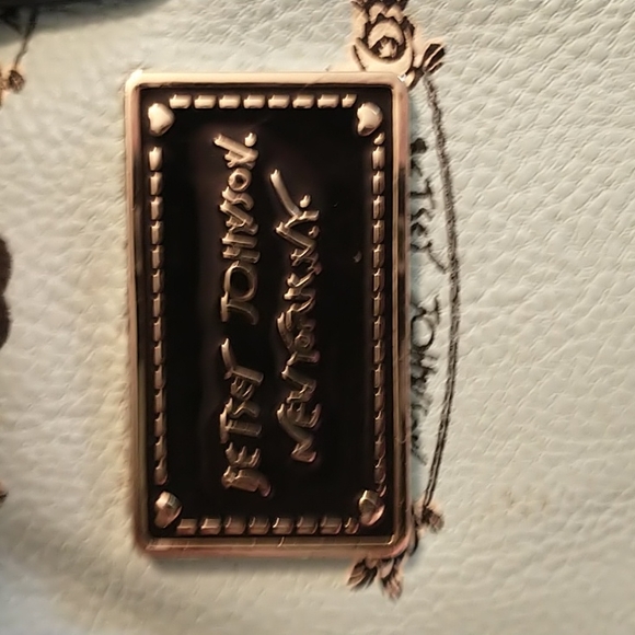 ECU Betsey Johnson Cute Black & Blue Crossbody Mini Handbag - Picture 9 of 13